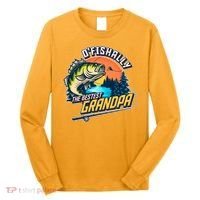 O Fishally The Bestest Grandpa Long Sleeve Shirt thumb 0