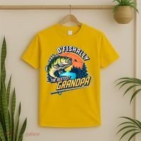 O Fishally The Bestest Grandpa T-Shirt thumb 2