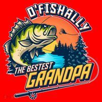 O Fishally The Bestest Grandpa Santa Hat thumb 1