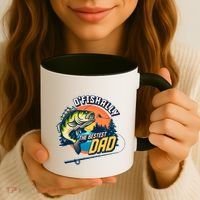 O Fishally The Bestest Dad Coffee Mug thumb 3