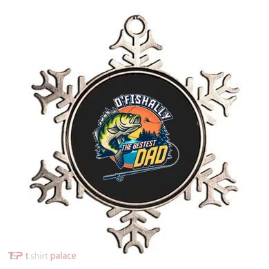 O Fishally The Bestest Dad Ornament