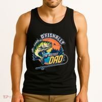 O Fishally The Bestest Dad Tank Top thumb 3