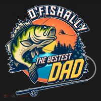 O Fishally The Bestest Dad Tank Top thumb 6