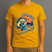 O Fishally The Bestest Dad T-Shirt thumb 3