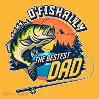 O Fishally The Bestest Dad Hat thumb 2