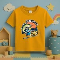 O Fishally The Bestest Dad Toddler T-Shirt thumb 3
