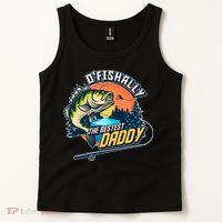 O Fishally The Bestest Daddy Tank Top thumb 2