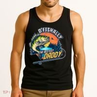 O Fishally The Bestest Daddy Tank Top thumb 3