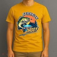 O Fishally The Bestest Daddy T-Shirt thumb 3