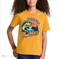 O Fishally The Bestest Daddy Kids T-Shirt thumb 2