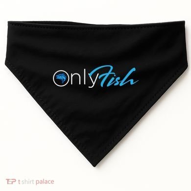 Onlyfish Fishing Tee USA-Made Doggie Bandana