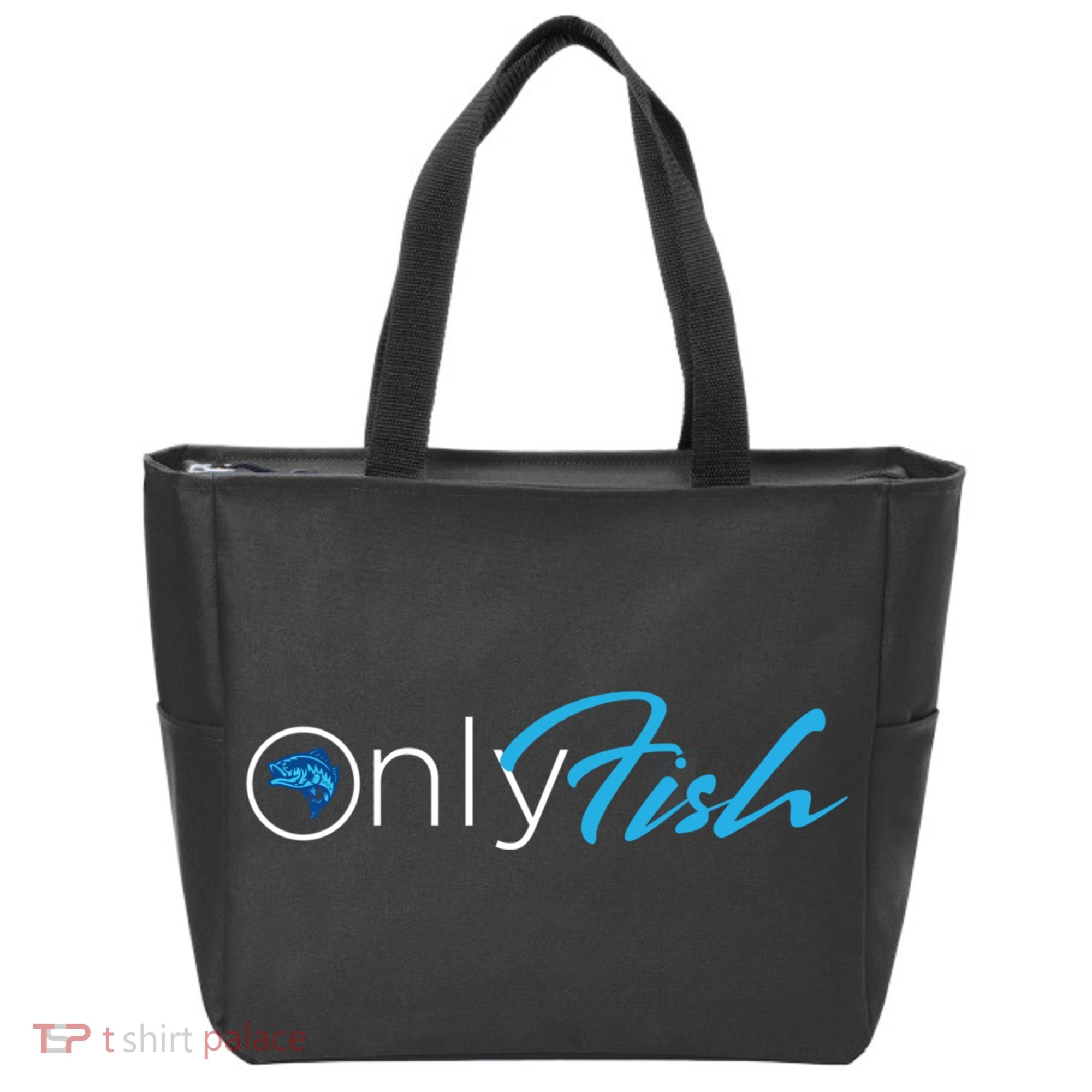 Onlyfish Fishing Tee Tote Bag