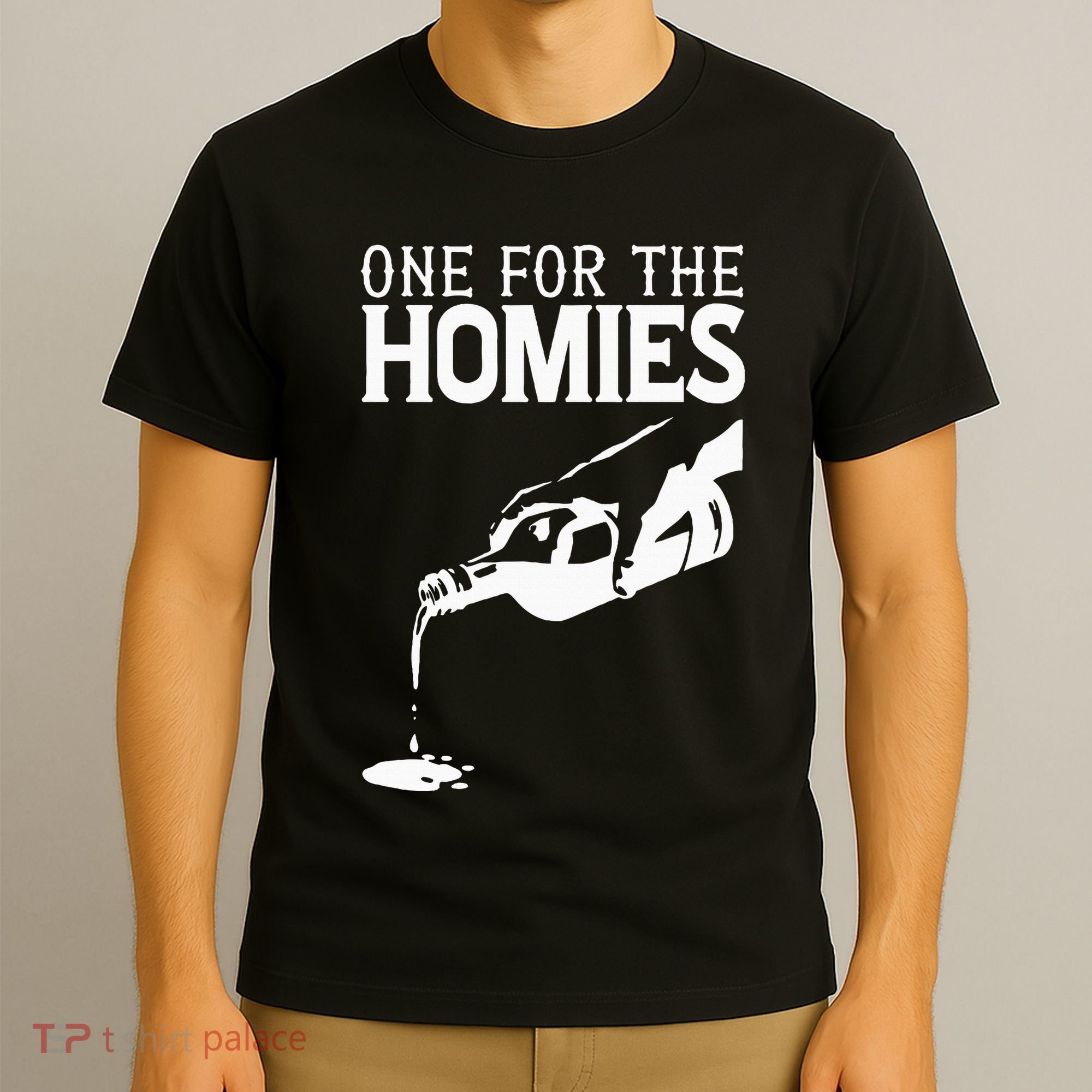 One For The Homies Chicano Art Cholo Mexican American T-Shirt