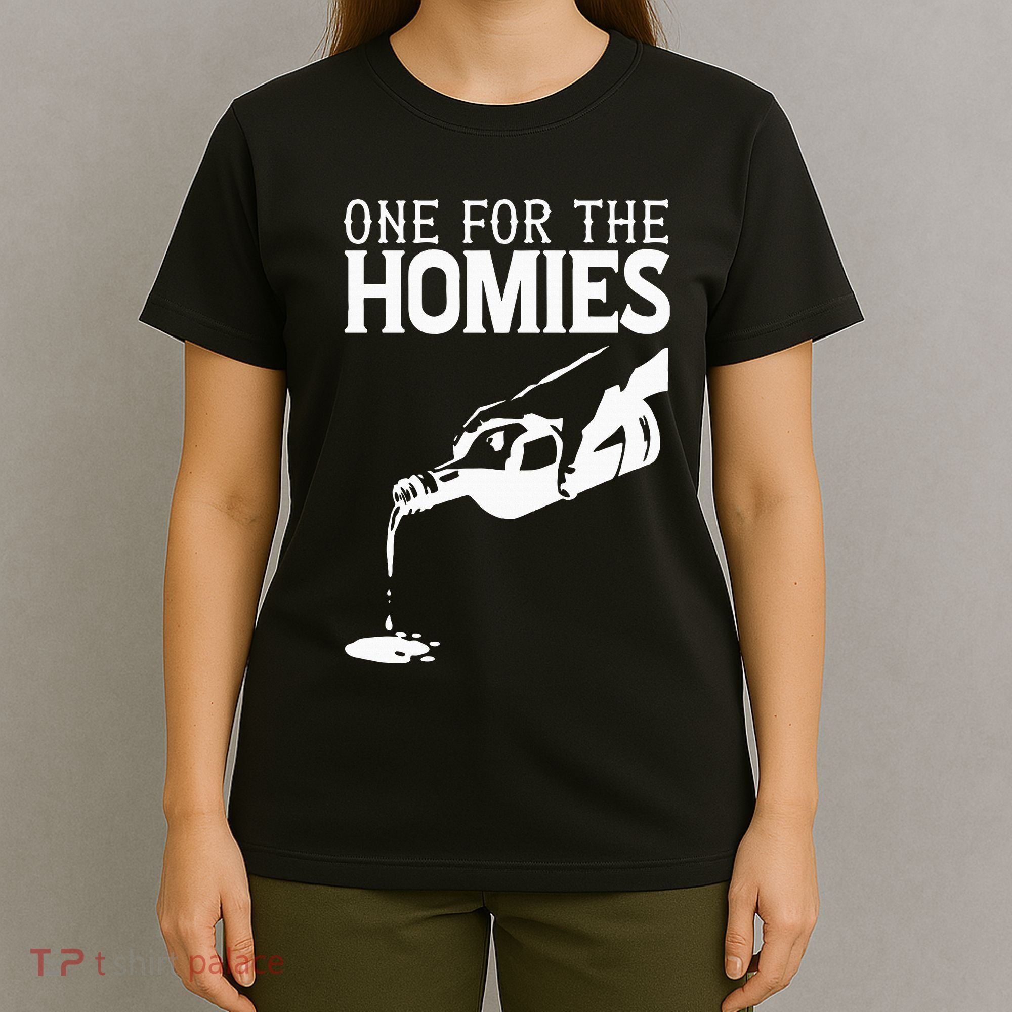 One For The Homies Chicano Art Cholo Mexican American T-Shirt