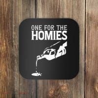 One For The Homies Chicano Art Cholo Mexican American Coaster thumb 0
