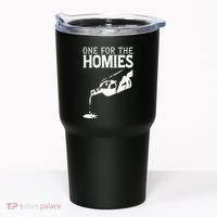 One For The Homies Chicano Art Cholo Mexican American Tumbler thumb 0