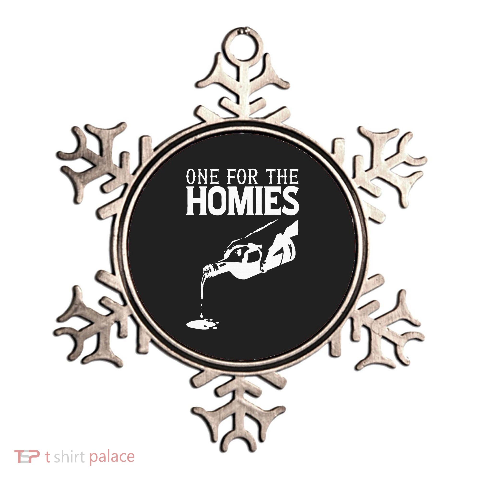 One For The Homies Chicano Art Cholo Mexican American Ornament