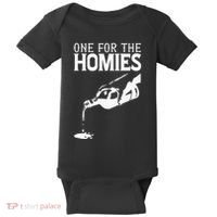 One For The Homies Chicano Art Cholo Mexican American Baby Bodysuit thumb 0