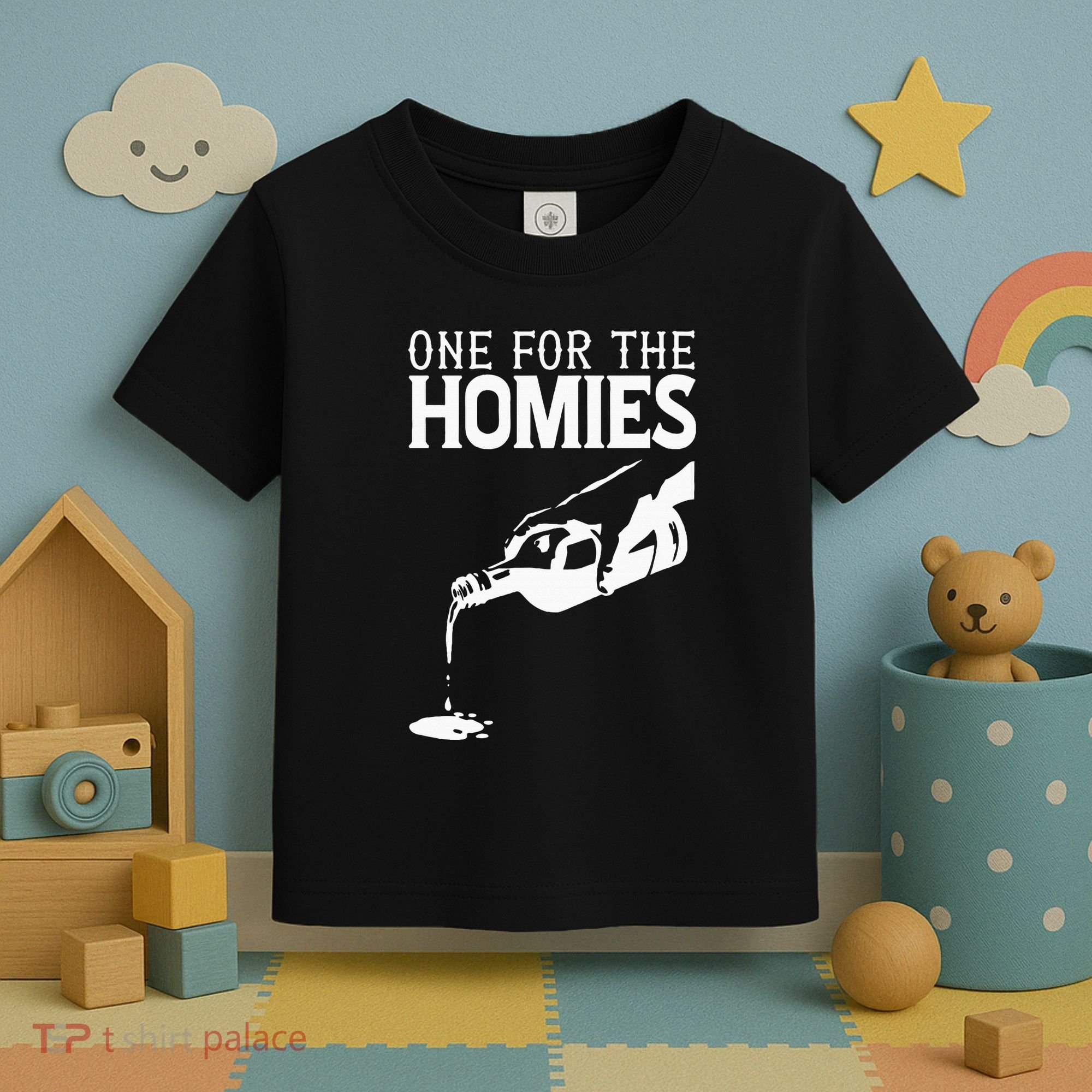 One For The Homies Chicano Art Cholo Mexican American Toddler T-Shirt