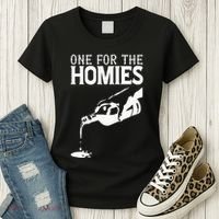 One For The Homies Chicano Art Cholo Mexican American Women's T-Shirt thumb 3