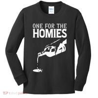 One For The Homies Chicano Art Cholo Mexican American Kids Long Sleeve Shirt thumb 0