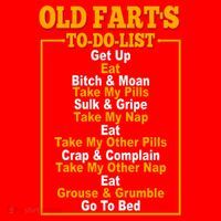 Old Fart's To Do List Santa Hat thumb 1