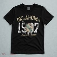 Oklahoma Flag Vintage Fade Men Women T-Shirt thumb 5