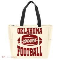 Oklahoma Football Varsity Tote Bag thumb 0