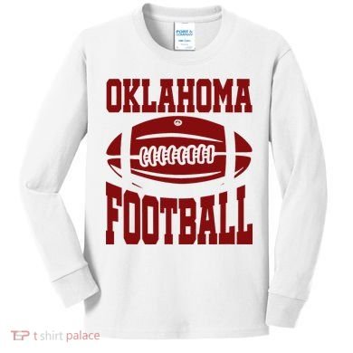 Oklahoma Football Varsity Kids Long Sleeve Shirt