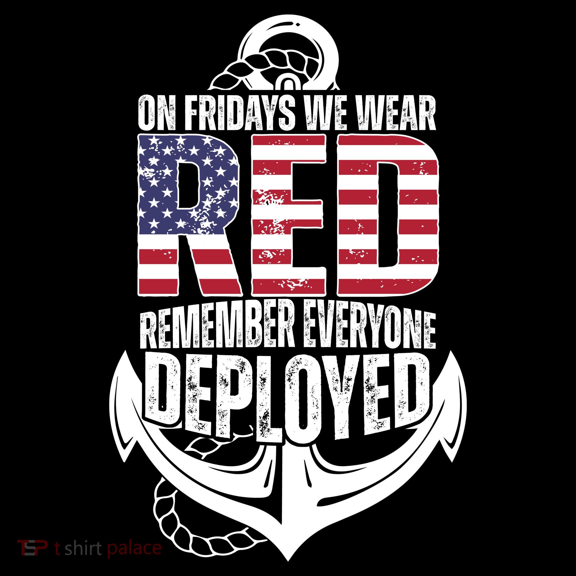 On Fridays We Wear Red Remember Everyone Deployed Women's Hoodie
