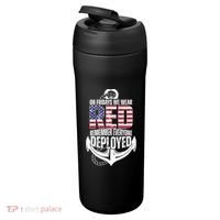 On Fridays We Wear Red Remember Everyone Deployed 24oz Duet Stainless Steel Tumbler thumb 3