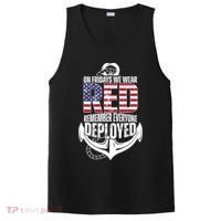 On Fridays We Wear Red Remember Everyone Deployed PosiCharge Competitor Tank thumb 0