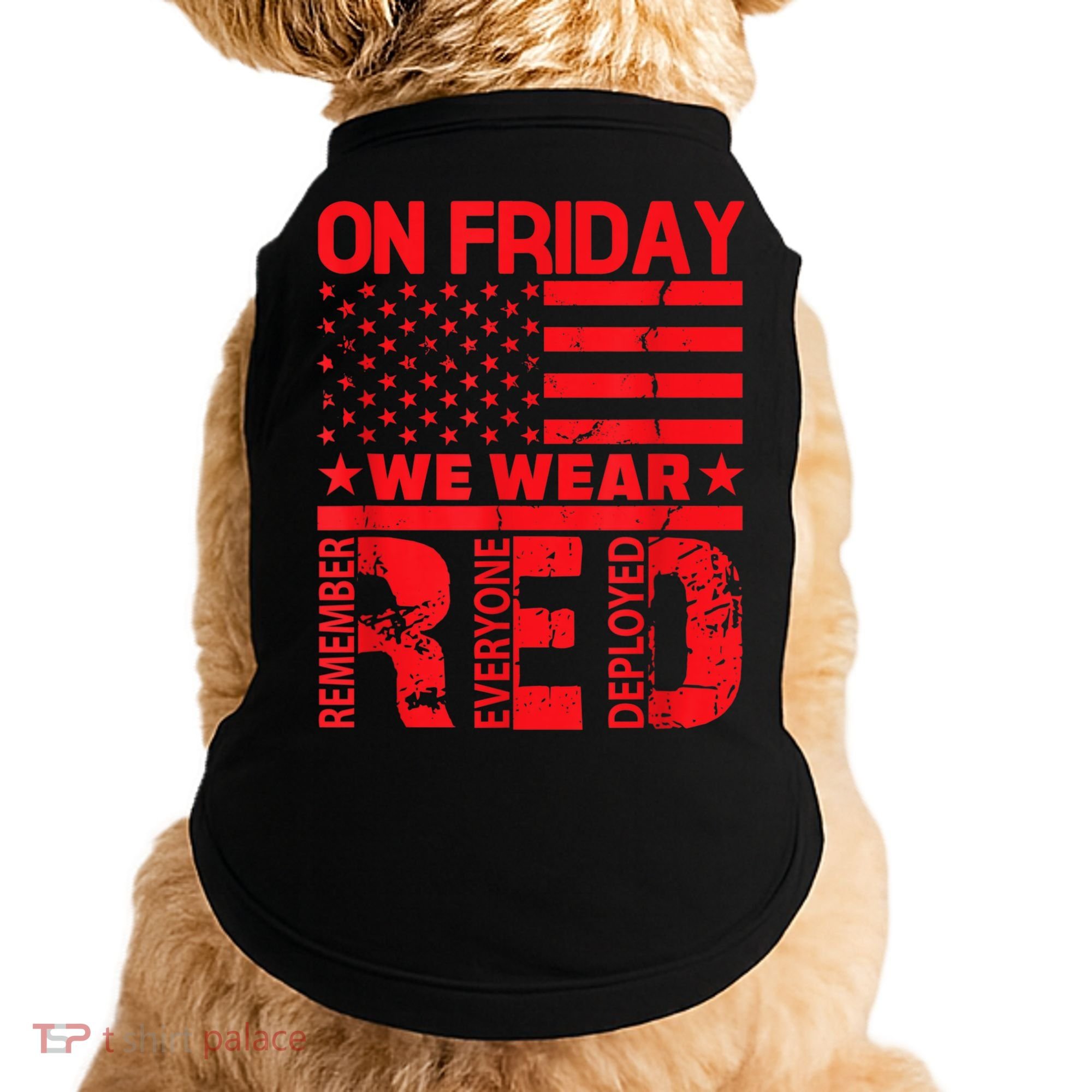 On Friday We Wear Red We Wear Red Doggie Tank