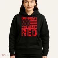 On Friday We Wear Red We Wear Red Hoodie thumb 5