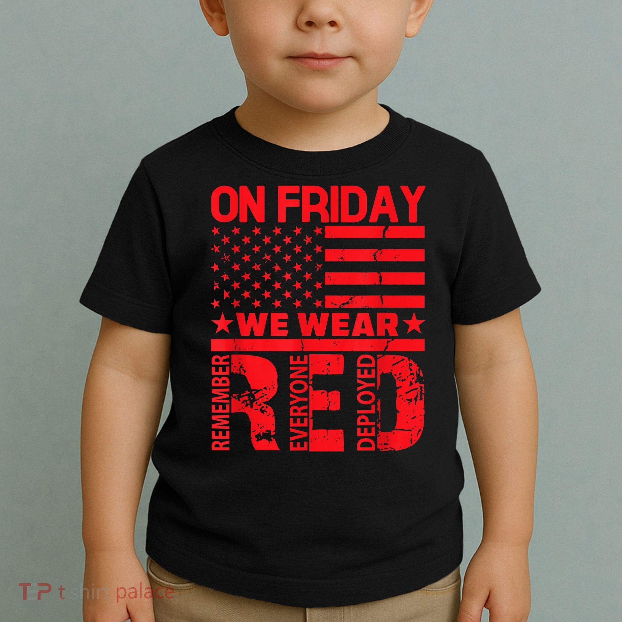 On Friday We Wear Red We Wear Red Toddler T-Shirt