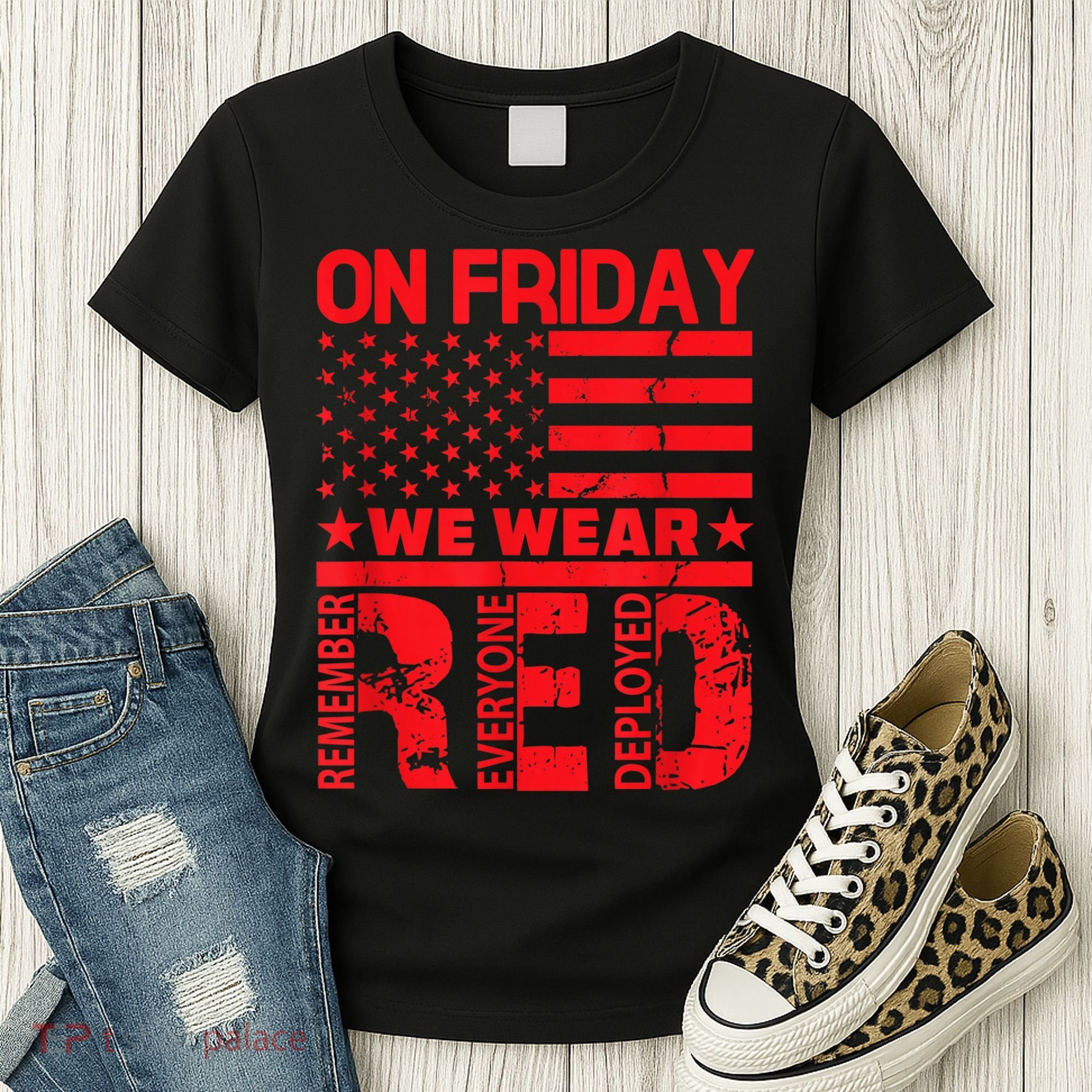 On Friday We Wear Red We Wear Red Women's T-Shirt