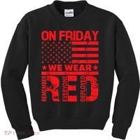 On Friday We Wear Red We Wear Red Kids Sweatshirt thumb 0