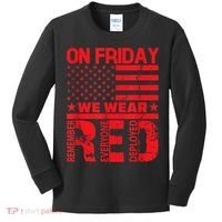 On Friday We Wear Red We Wear Red Kids Long Sleeve Shirt thumb 0