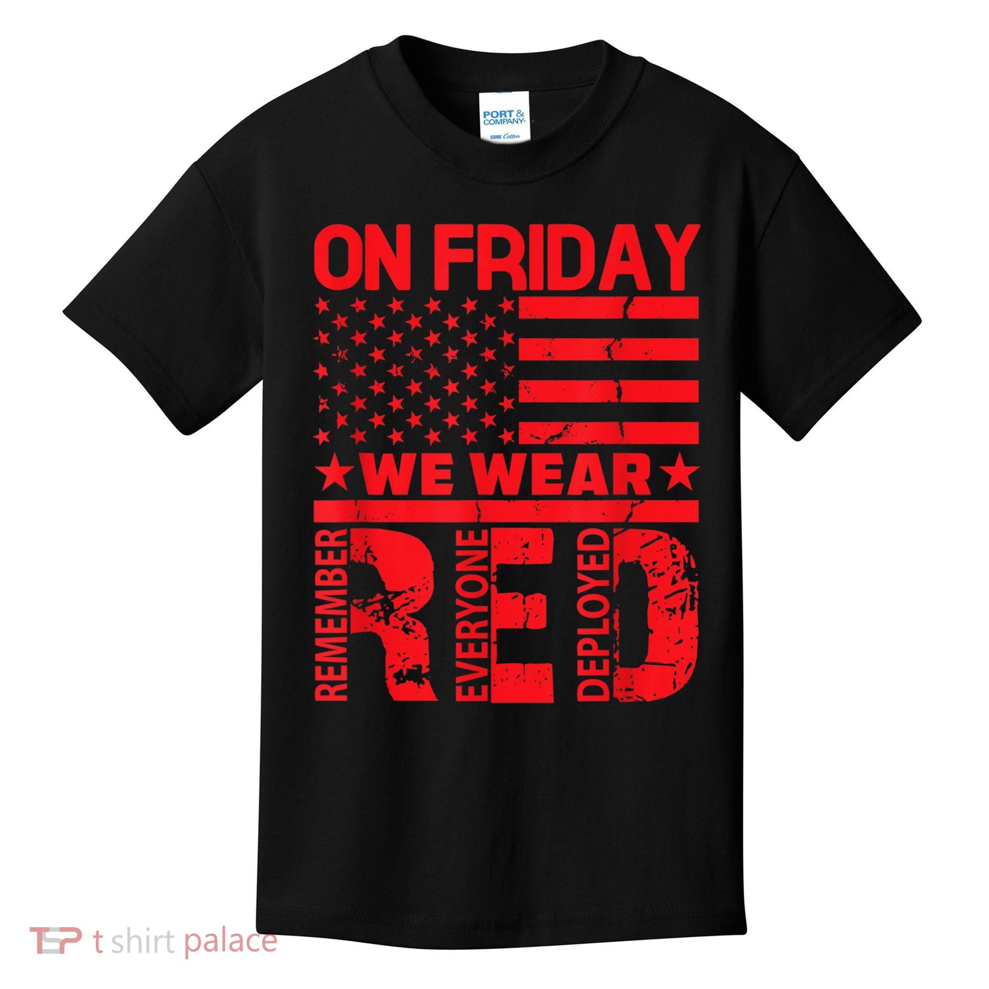 On Friday We Wear Red We Wear Red Kids T-Shirt