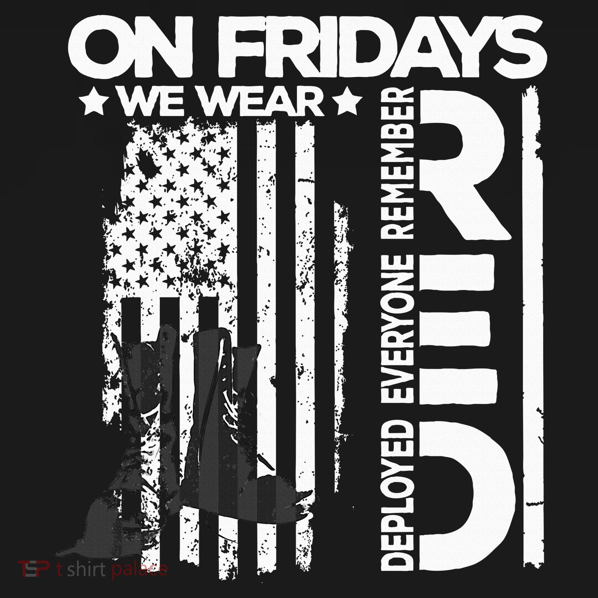 On Friday We Wear Red Veteran Red Friday US Flag Women's Hoodie