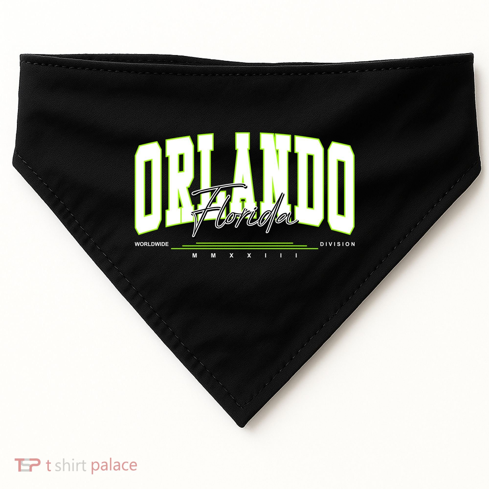 Orlando Florida Worldwide Division USA-Made Doggie Bandana