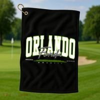 Orlando Florida Worldwide Division Golf Towel thumb 1