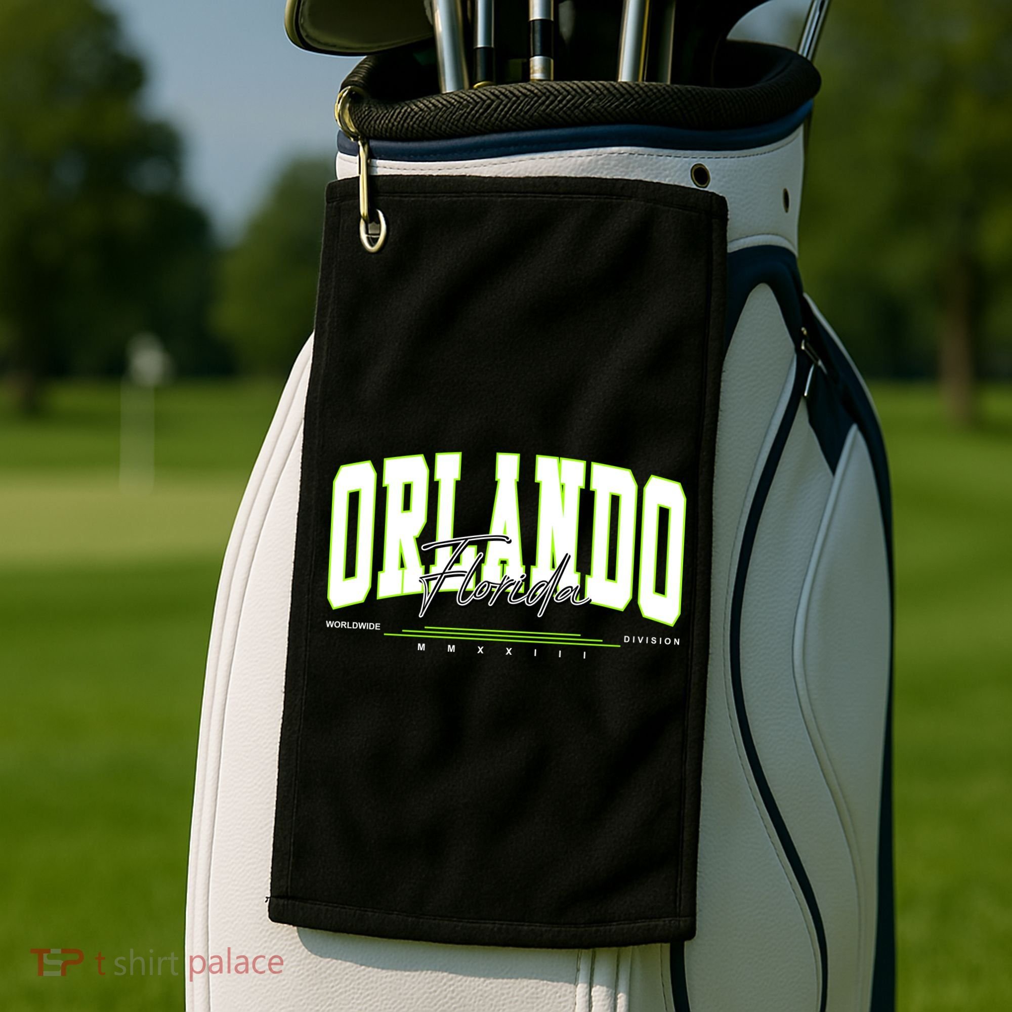 Orlando Florida Worldwide Division Golf Towel