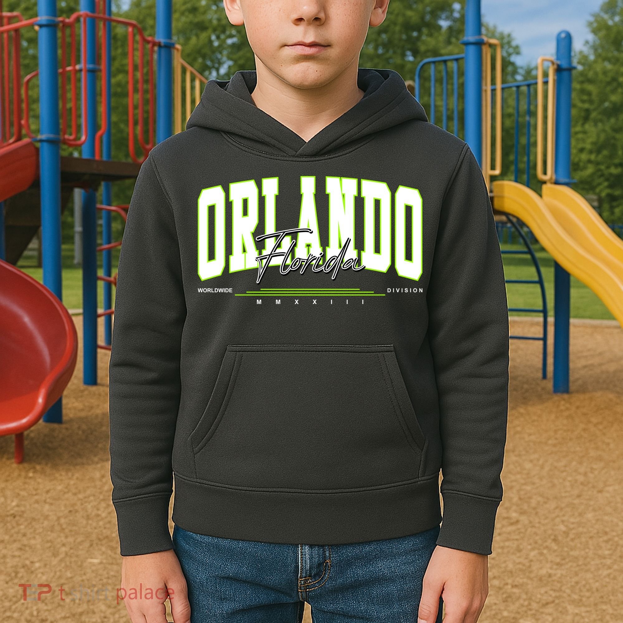 Orlando Florida Worldwide Division Kids Hoodie