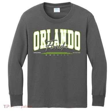 Orlando Florida Worldwide Division Kids Long Sleeve Shirt