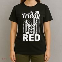 ON FRIDAY WE WEAR RED AIR FORCE AMERICAN FLAG T-Shirt thumb 4