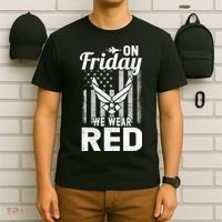 ON FRIDAY WE WEAR RED AIR FORCE AMERICAN FLAG T-Shirt thumb 6