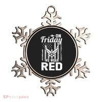 ON FRIDAY WE WEAR RED AIR FORCE AMERICAN FLAG Ornament thumb 0