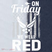 ON FRIDAY WE WEAR RED AIR FORCE AMERICAN FLAG Sport-Tek Competitor United Soccer Jersey thumb 4