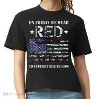 On Fridays We Wear Red Red Friday Comfort Colors Boxy T-Shirt thumb 0